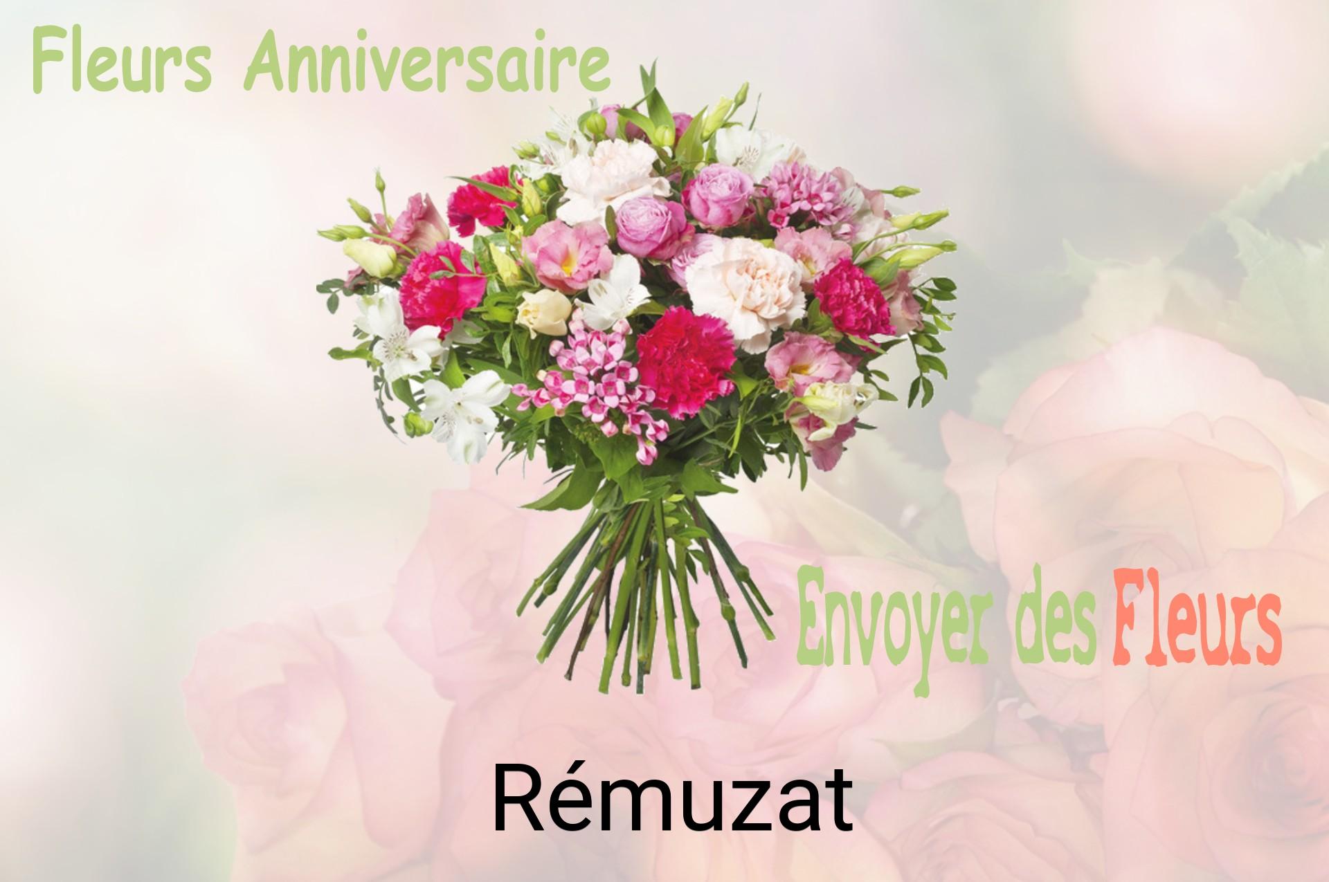 Bouquet de fleurs d’anniversaire livré à Rémuzat