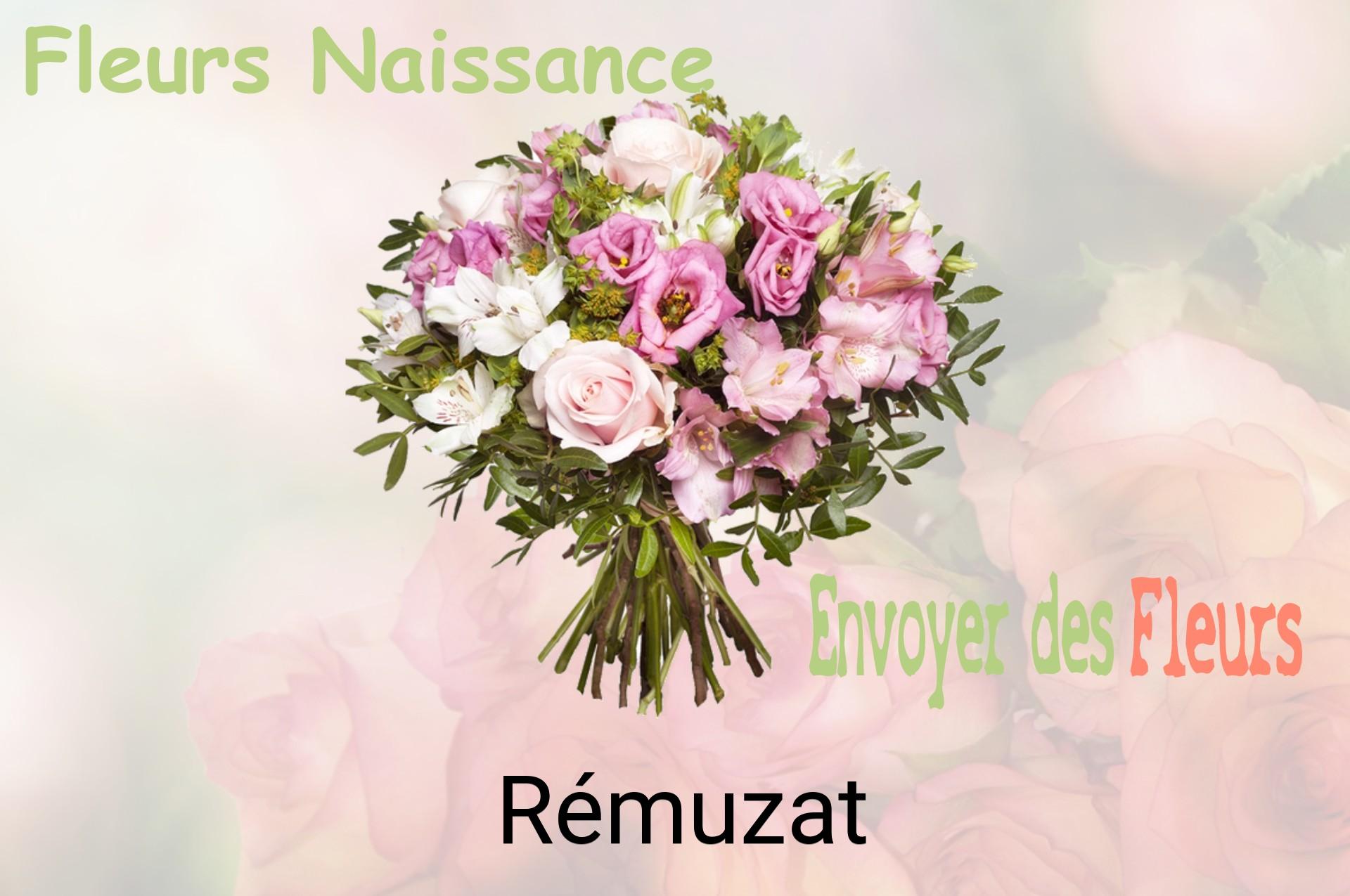 Bouquet de fleurs de naissance livré à Rémuzat